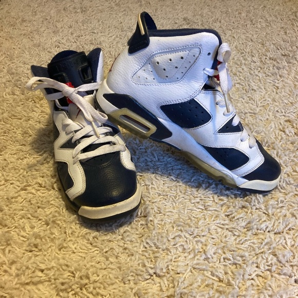 Air Jordan Retro 6 Olympic Sneakers - Picture 3 of 5